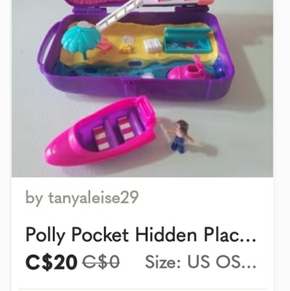 Polly pocket hidden place,